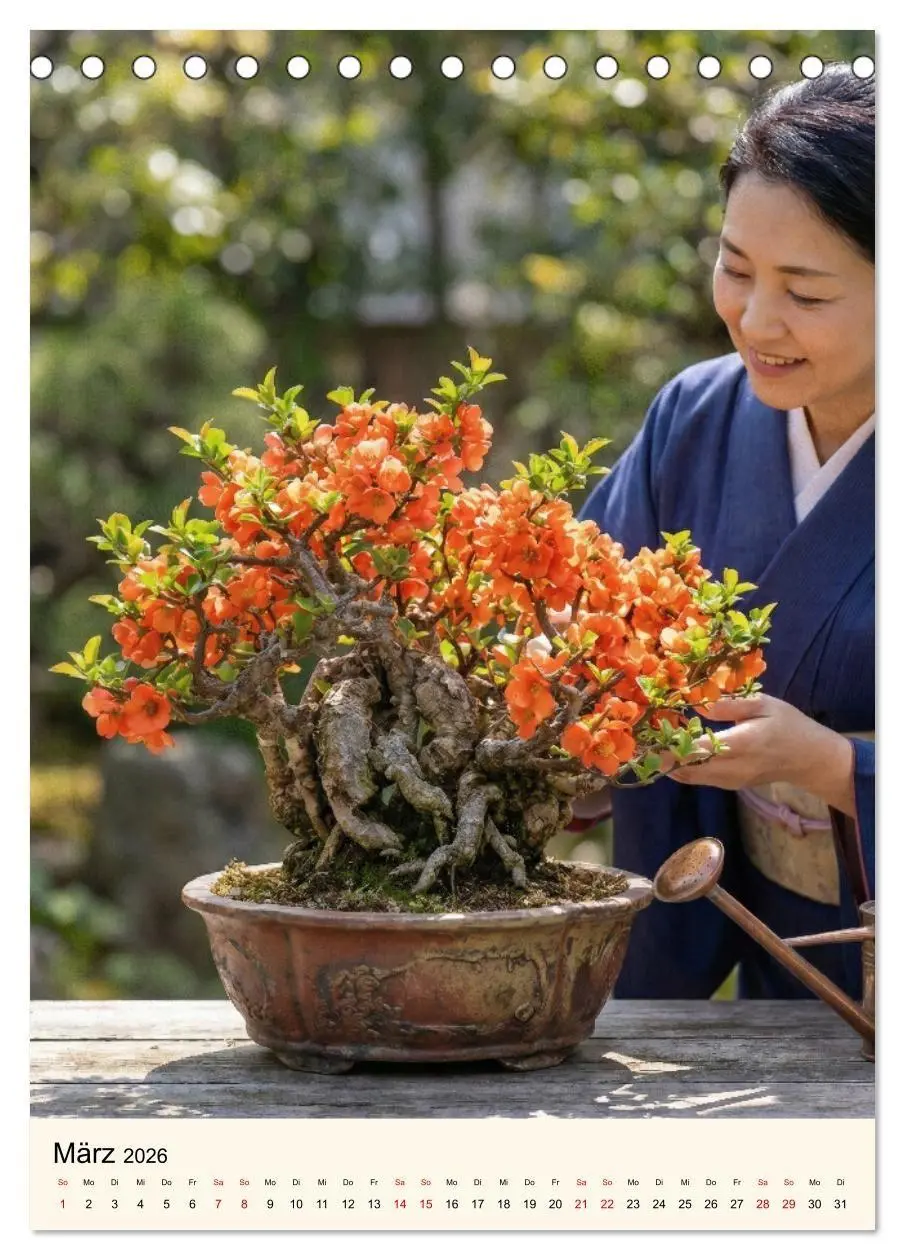 Bild: 9783516745122 | Spirit of Bonsai - Japanische Meisterwerke 2026 (Tischkalender 2026...
