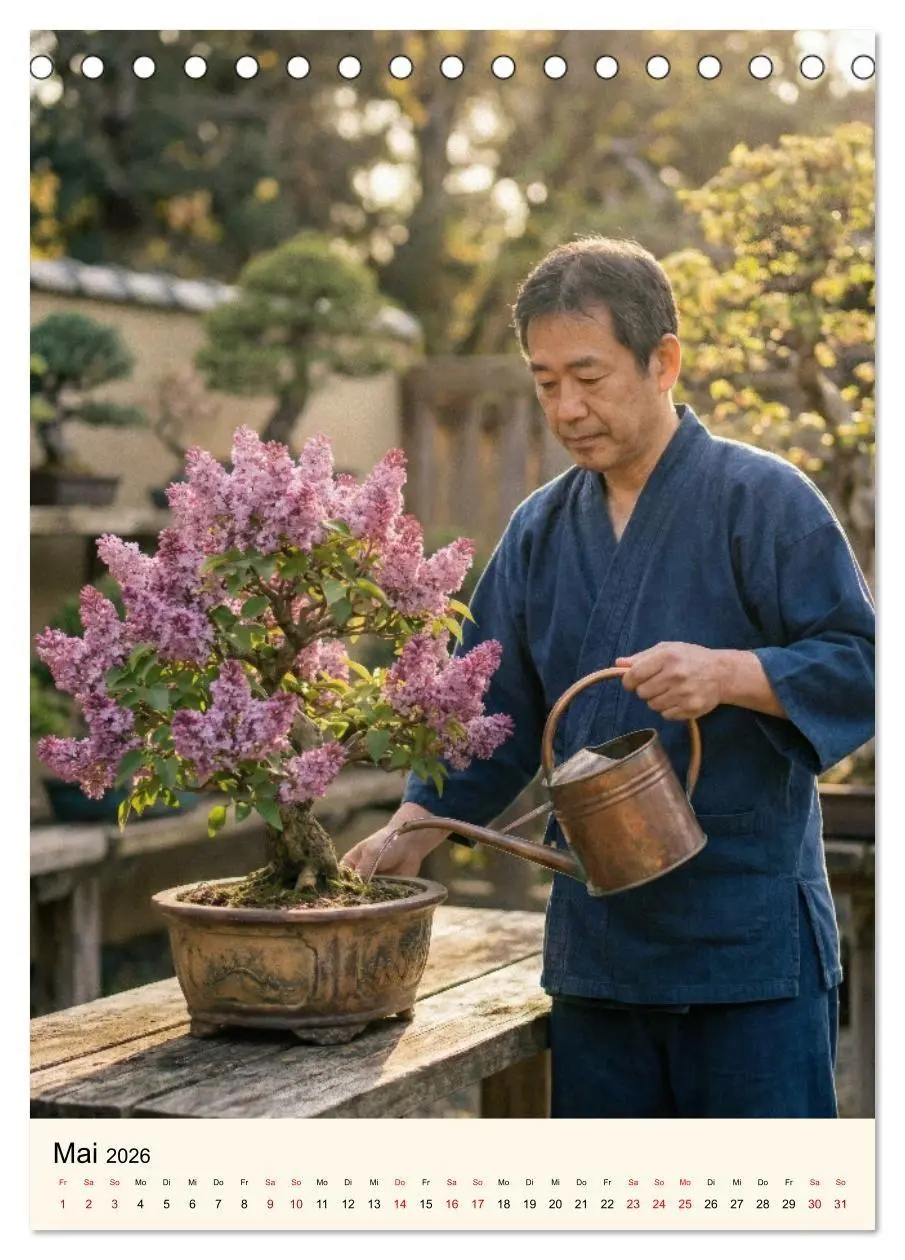 Bild: 9783516745122 | Spirit of Bonsai - Japanische Meisterwerke 2026 (Tischkalender 2026...