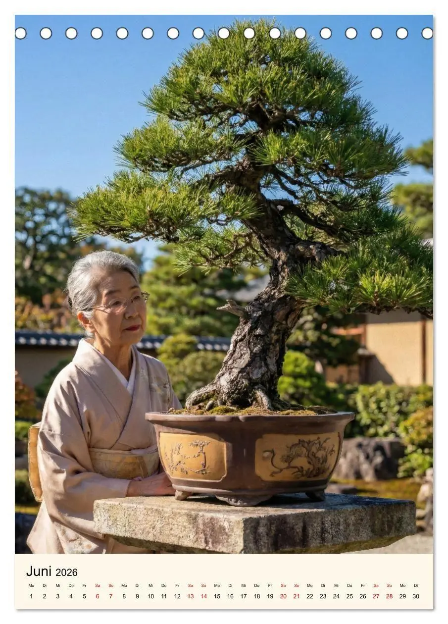 Bild: 9783516745122 | Spirit of Bonsai - Japanische Meisterwerke 2026 (Tischkalender 2026...