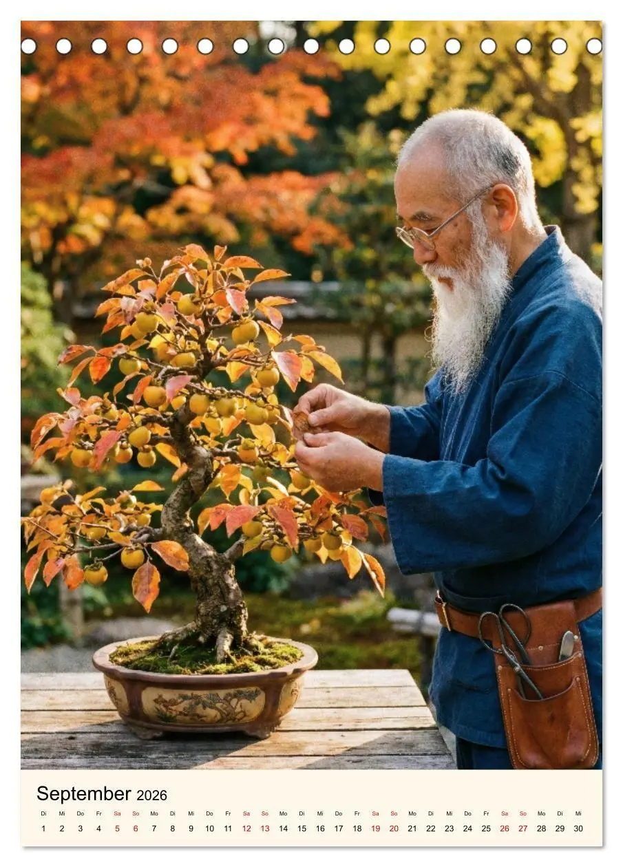 Bild: 9783516745122 | Spirit of Bonsai - Japanische Meisterwerke 2026 (Tischkalender 2026...