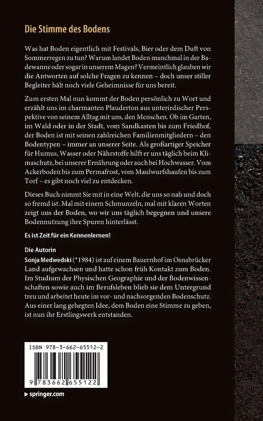 Rückseite: 9783662655122 | Die Stimme des Bodens | Alles über unseren sonst so stillen Nachbarn