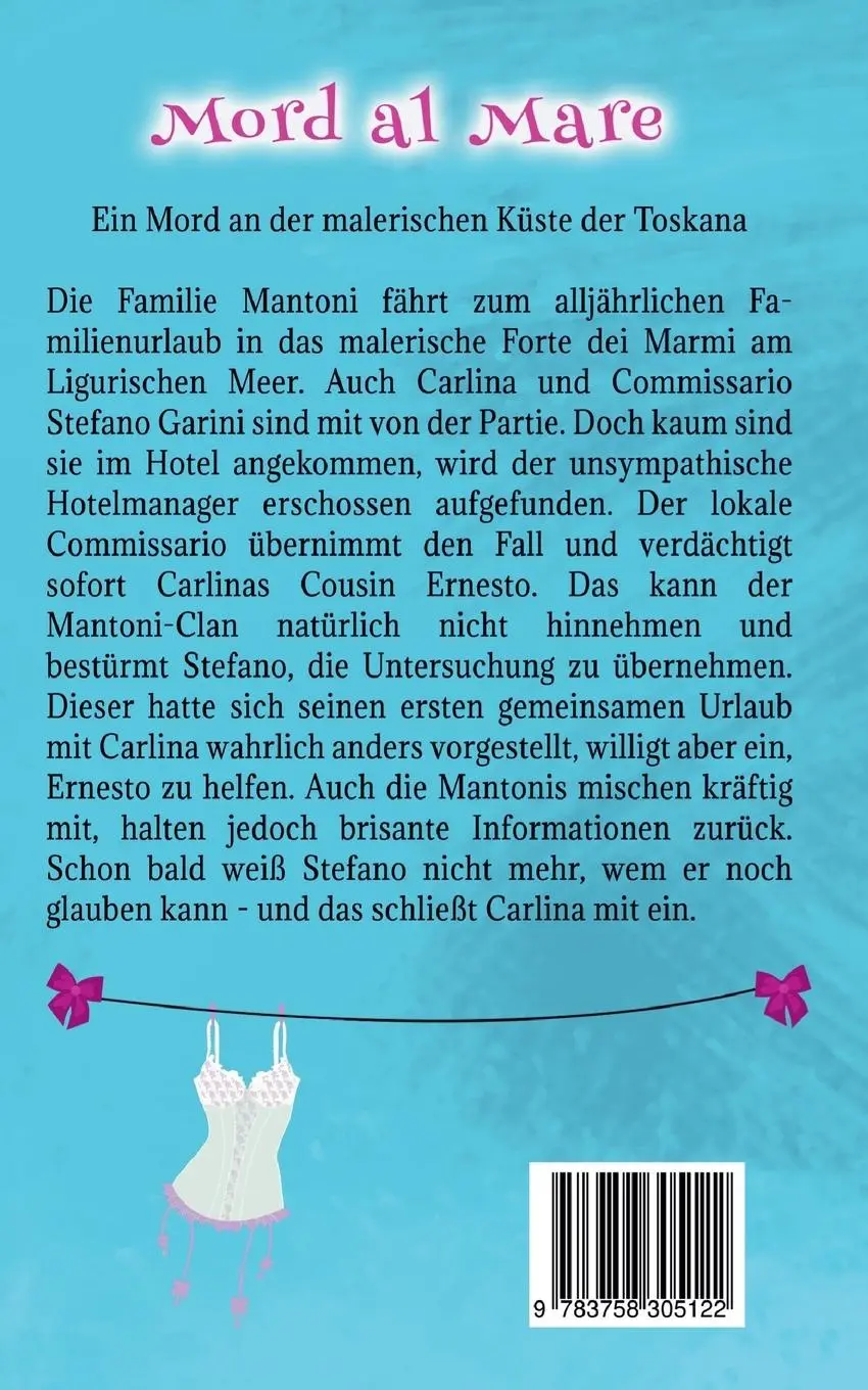 Rückseite: 9783758305122 | Mord al Mare | Ein humorvoller Italienkrimi | Beate Boeker | Buch