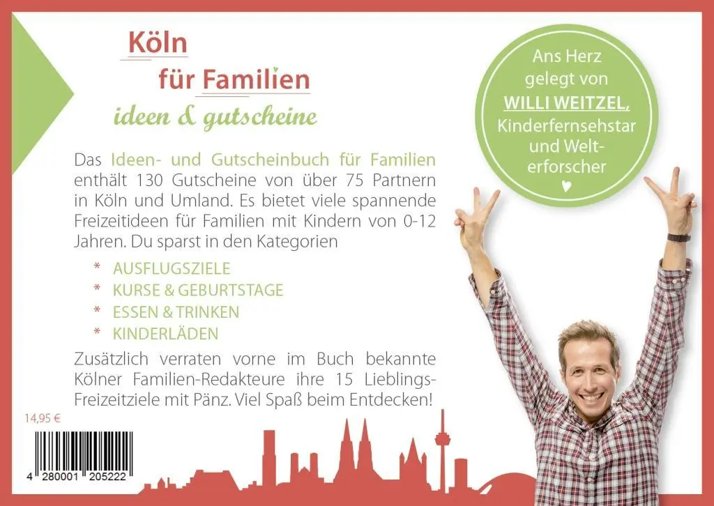 Bild: 4280001205222 | Köln für Familien - ideen &amp; gutscheine | Sonja Eickholz | Taschenbuch