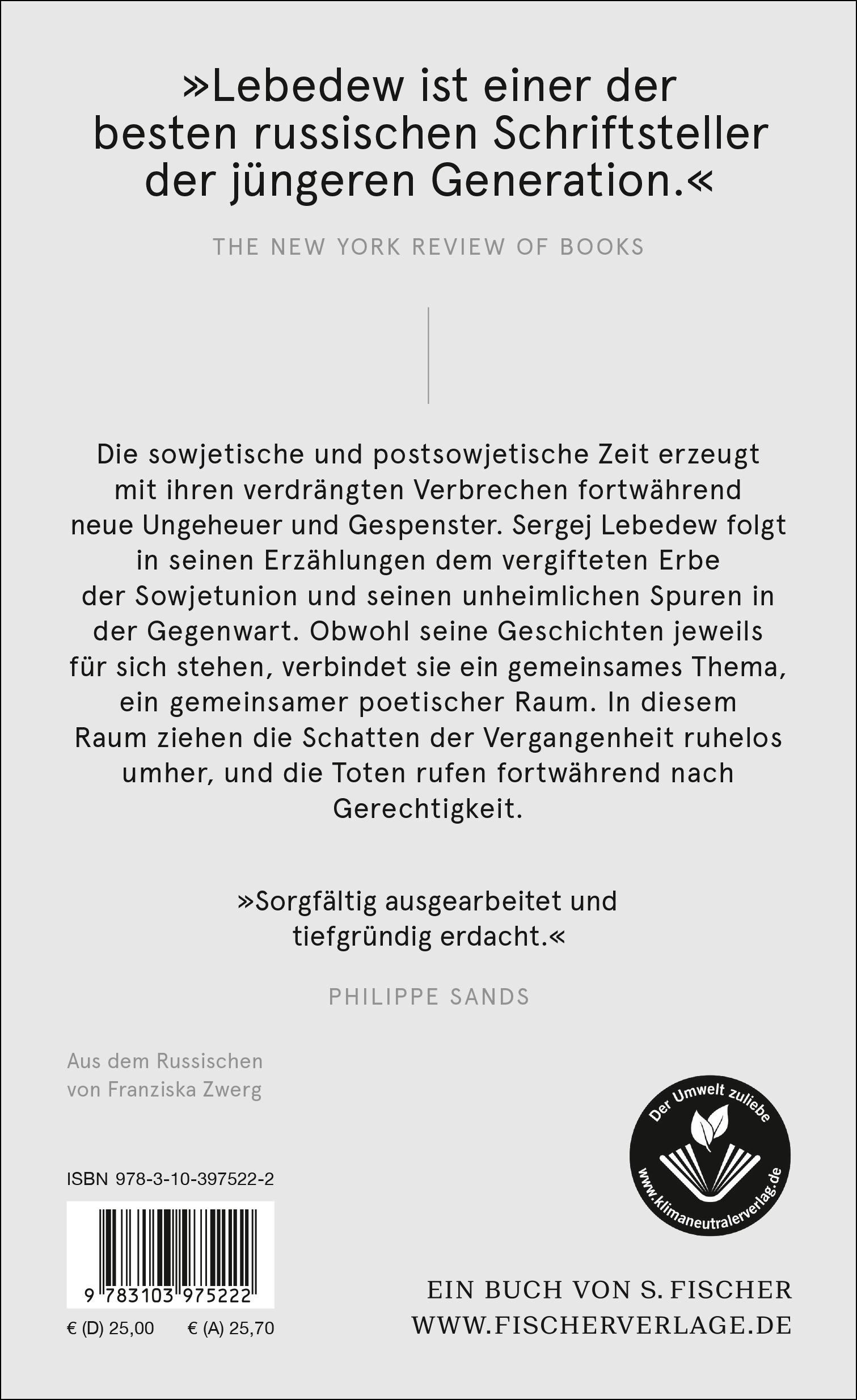 Rückseite: 9783103975222 | Titan oder Die Gespenster der Vergangenheit | Erzählungen | Lebedew