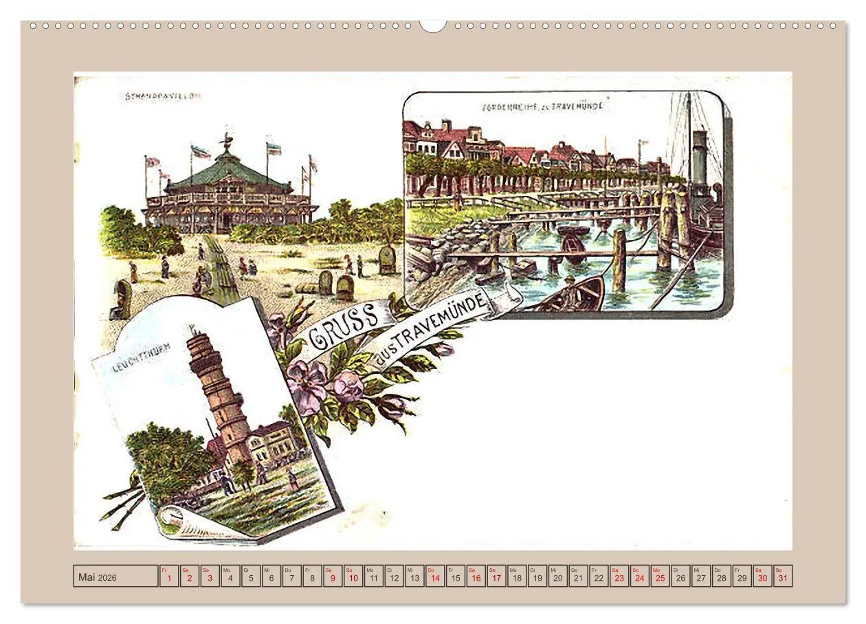 Bild: 9783457265222 | Gruß aus Travemünde (Wandkalender 2026 DIN A2 quer), CALVENDO...