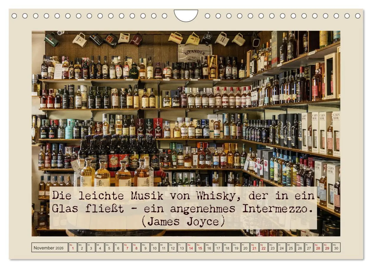 Bild: 9783457575222 | Weise Whisky-Worte (Wandkalender 2026 DIN A4 quer), CALVENDO...