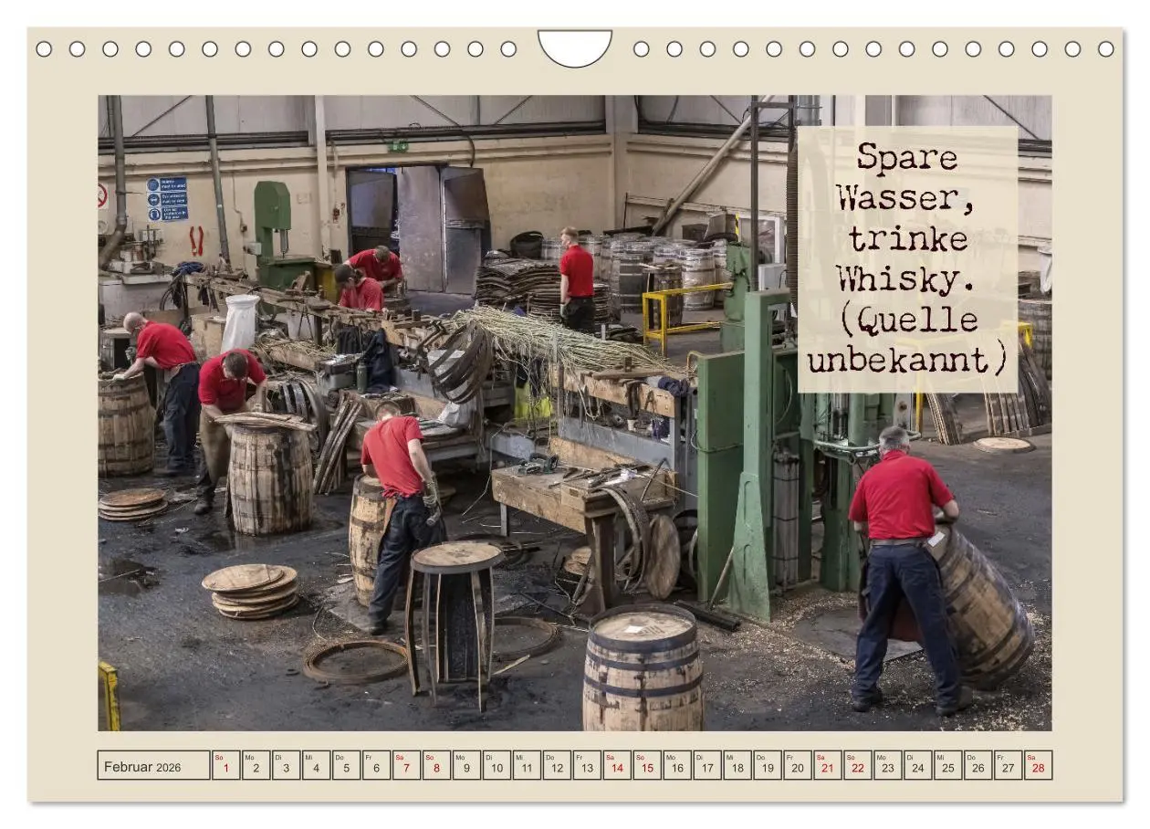 Bild: 9783457575222 | Weise Whisky-Worte (Wandkalender 2026 DIN A4 quer), CALVENDO...
