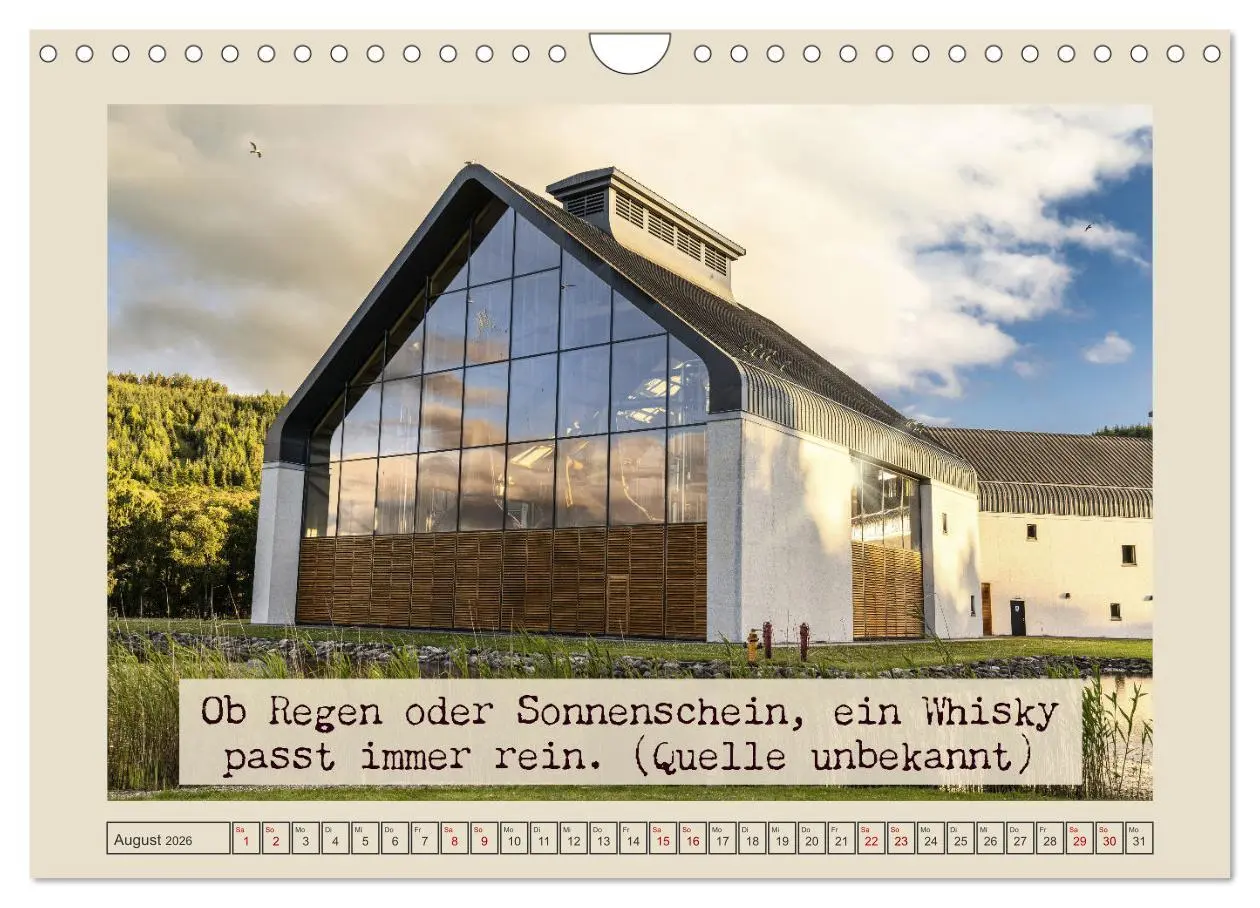 Bild: 9783457575222 | Weise Whisky-Worte (Wandkalender 2026 DIN A4 quer), CALVENDO...