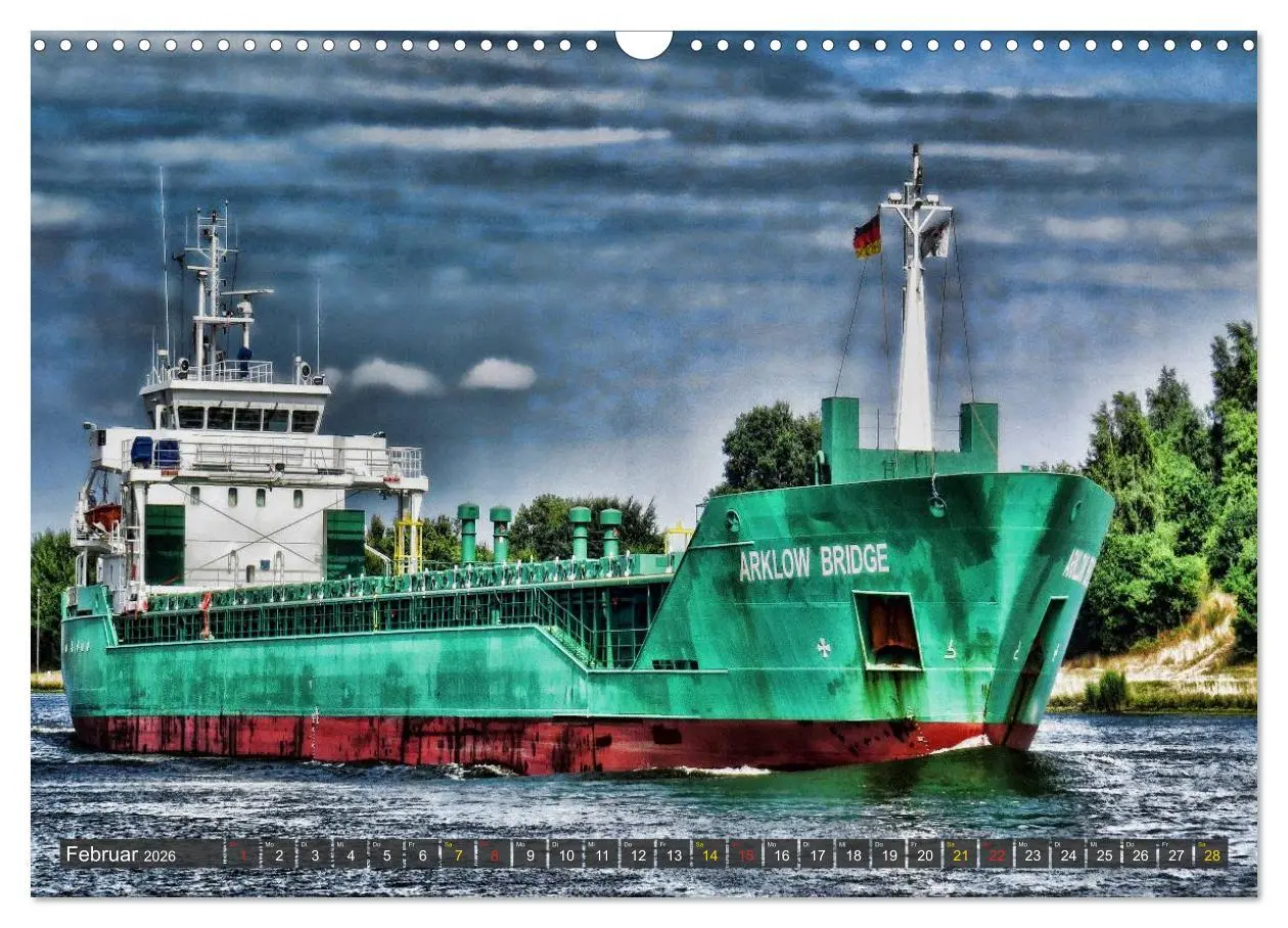 Bild: 9783516045222 | Transportschiffe Giganten der Meere (Wandkalender 2026 DIN A3...