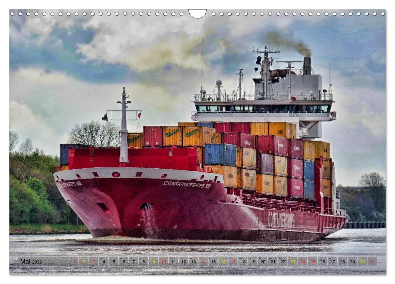 Bild: 9783516045222 | Transportschiffe Giganten der Meere (Wandkalender 2026 DIN A3...
