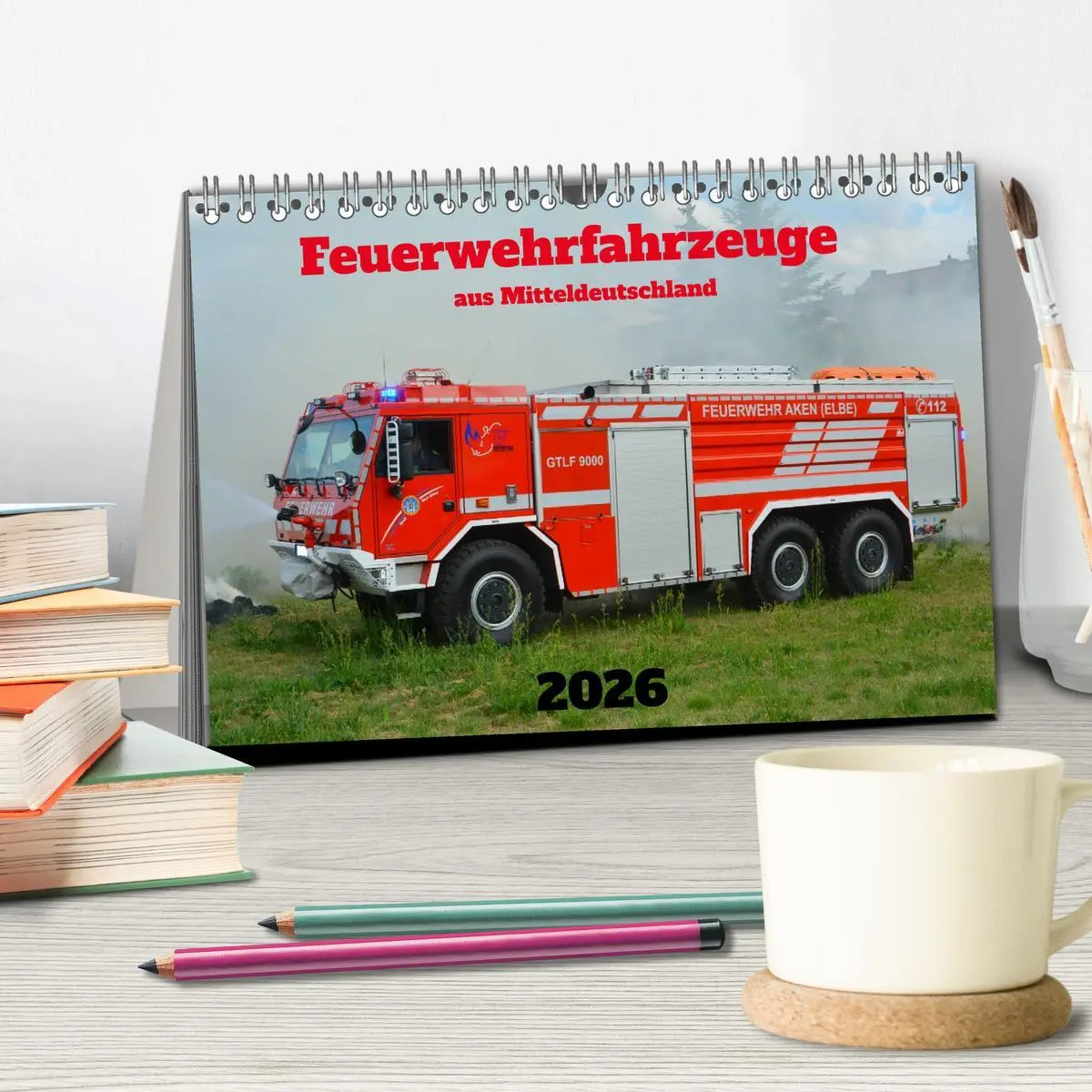 Bild: 9783516595222 | Einsatzfahrzeuge aus Sachsen und Sachsen-Anhalt (Tischkalender 2026...