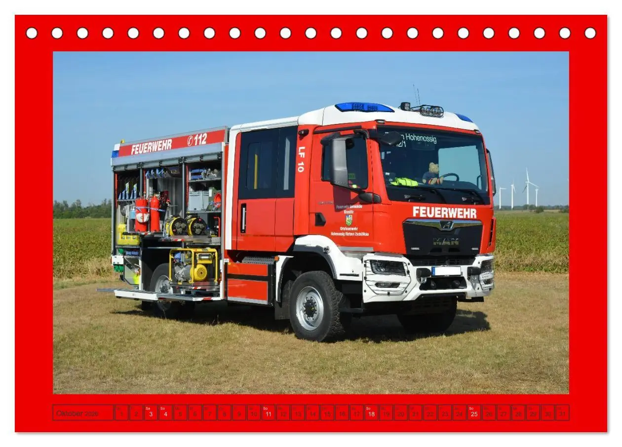 Bild: 9783516595222 | Einsatzfahrzeuge aus Sachsen und Sachsen-Anhalt (Tischkalender 2026...