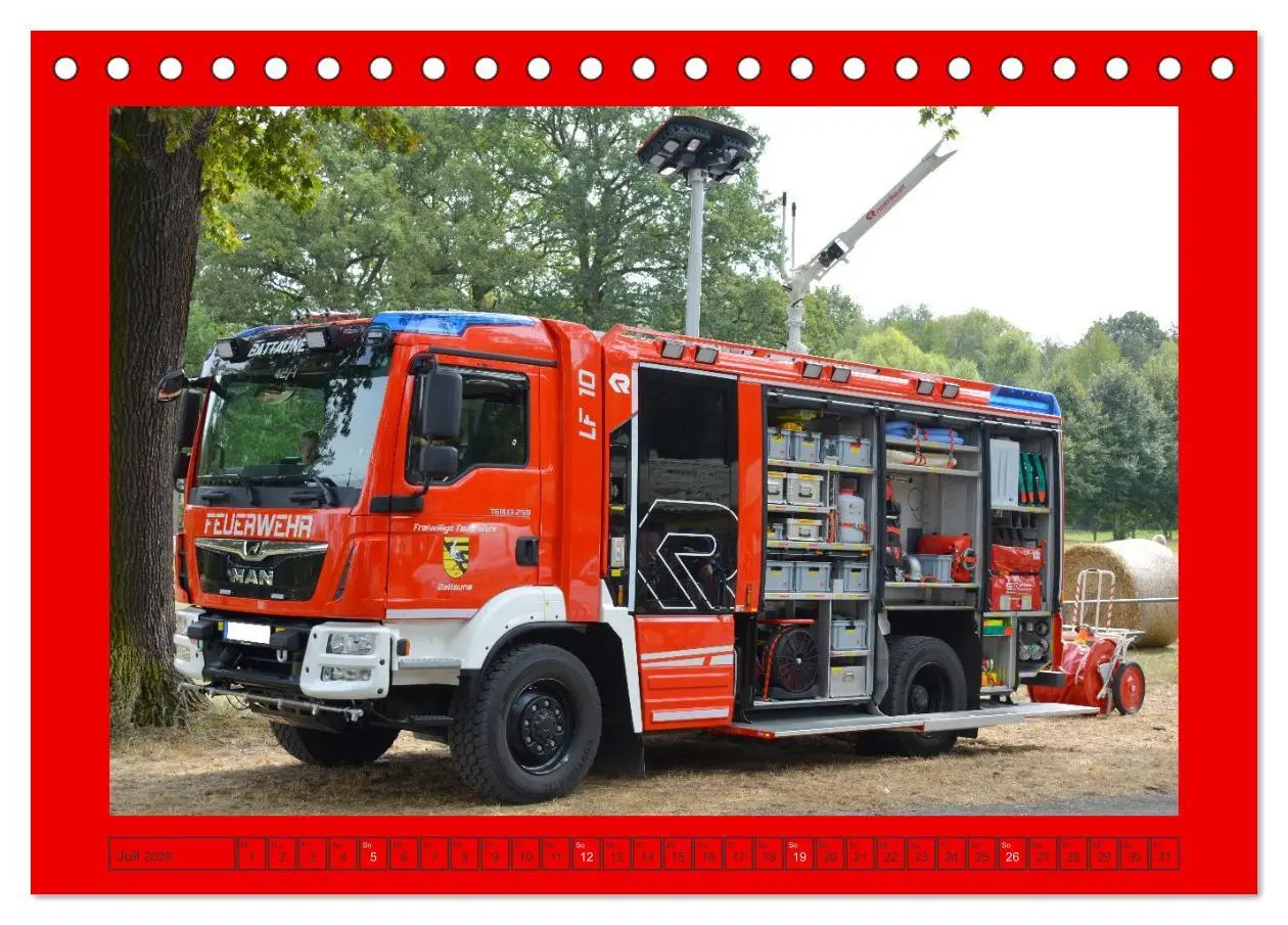 Bild: 9783516595222 | Einsatzfahrzeuge aus Sachsen und Sachsen-Anhalt (Tischkalender 2026...