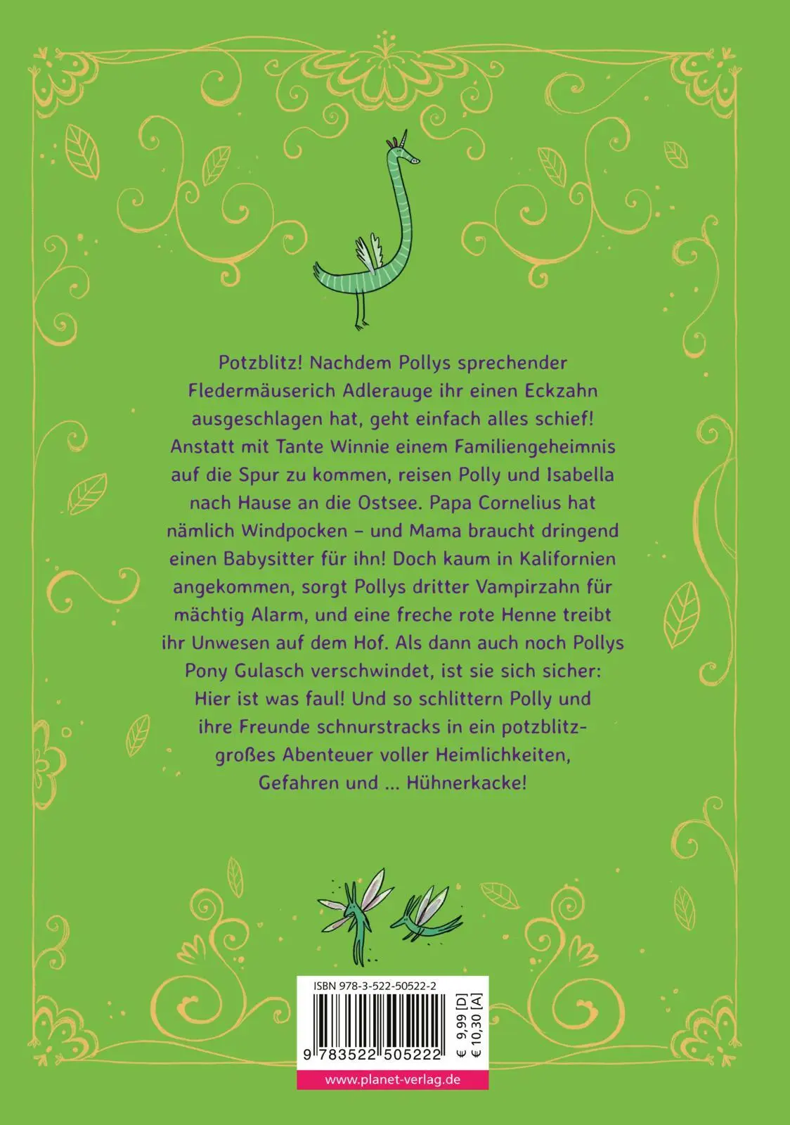 Rückseite: 9783522505222 | Polly Schlottermotz 3: Attacke Hühnerkacke | Lucy Astner | Buch | 2017