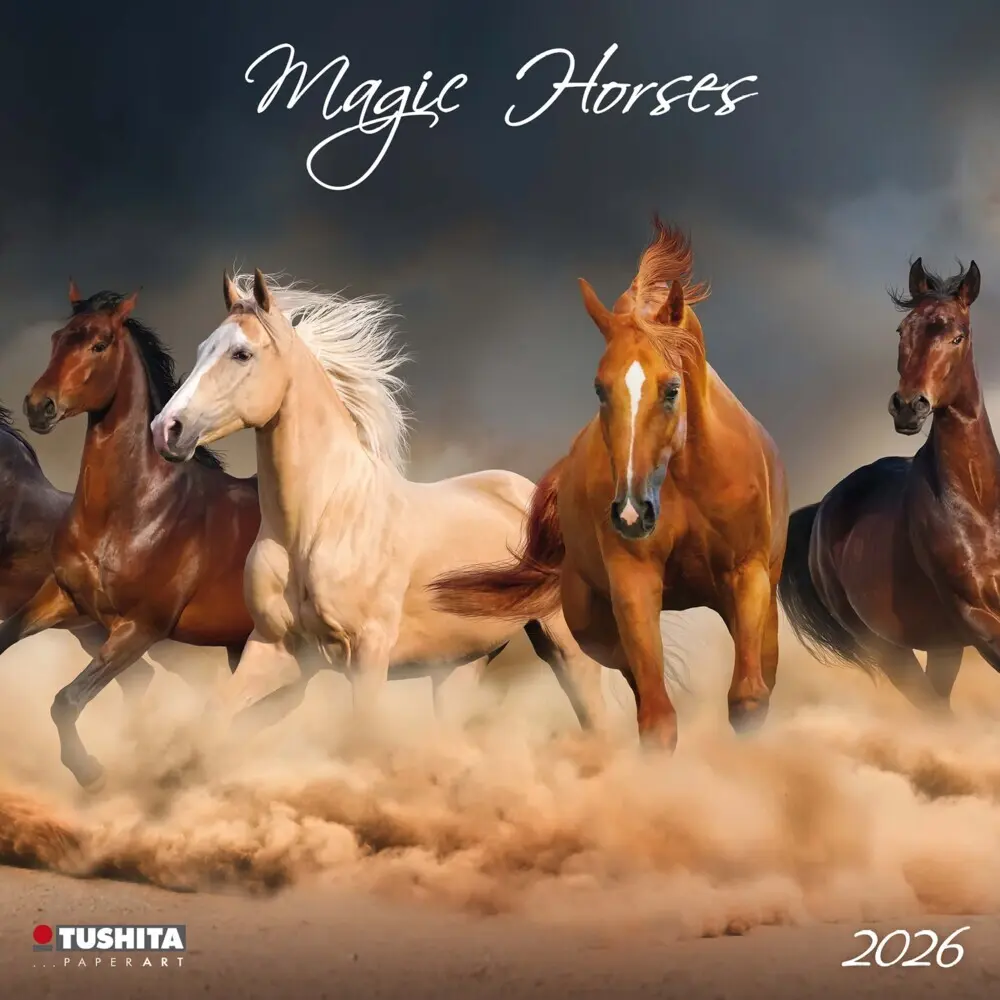 Cover: 9783959295222 | Magic Horses 2026 | Kalender 2026 | Kalender | Drahtheftung | Englisch