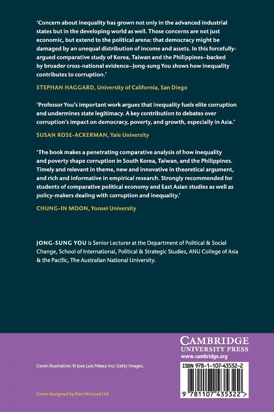 Rückseite: 9781107435322 | Democracy, Inequality and Corruption | Jong-Sung You | Taschenbuch
