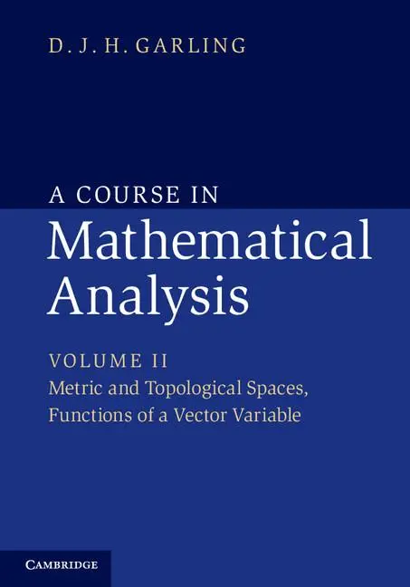 Cover: 9781107675322 | A Course in Mathematical Analysis | D. J. H. Garling | Taschenbuch