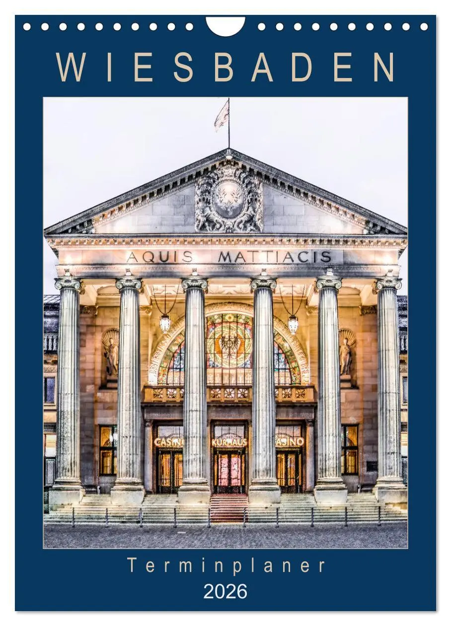 Cover: 9783516415322 | Wiesbaden Terminplaner (Wandkalender 2026 DIN A4 hoch), CALVENDO...