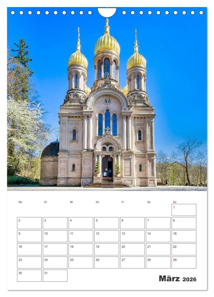 Bild: 9783516415322 | Wiesbaden Terminplaner (Wandkalender 2026 DIN A4 hoch), CALVENDO...