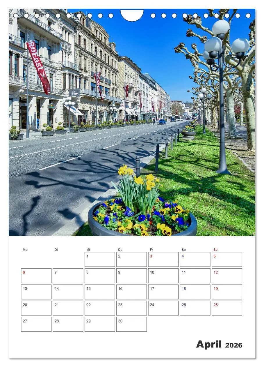 Bild: 9783516415322 | Wiesbaden Terminplaner (Wandkalender 2026 DIN A4 hoch), CALVENDO...
