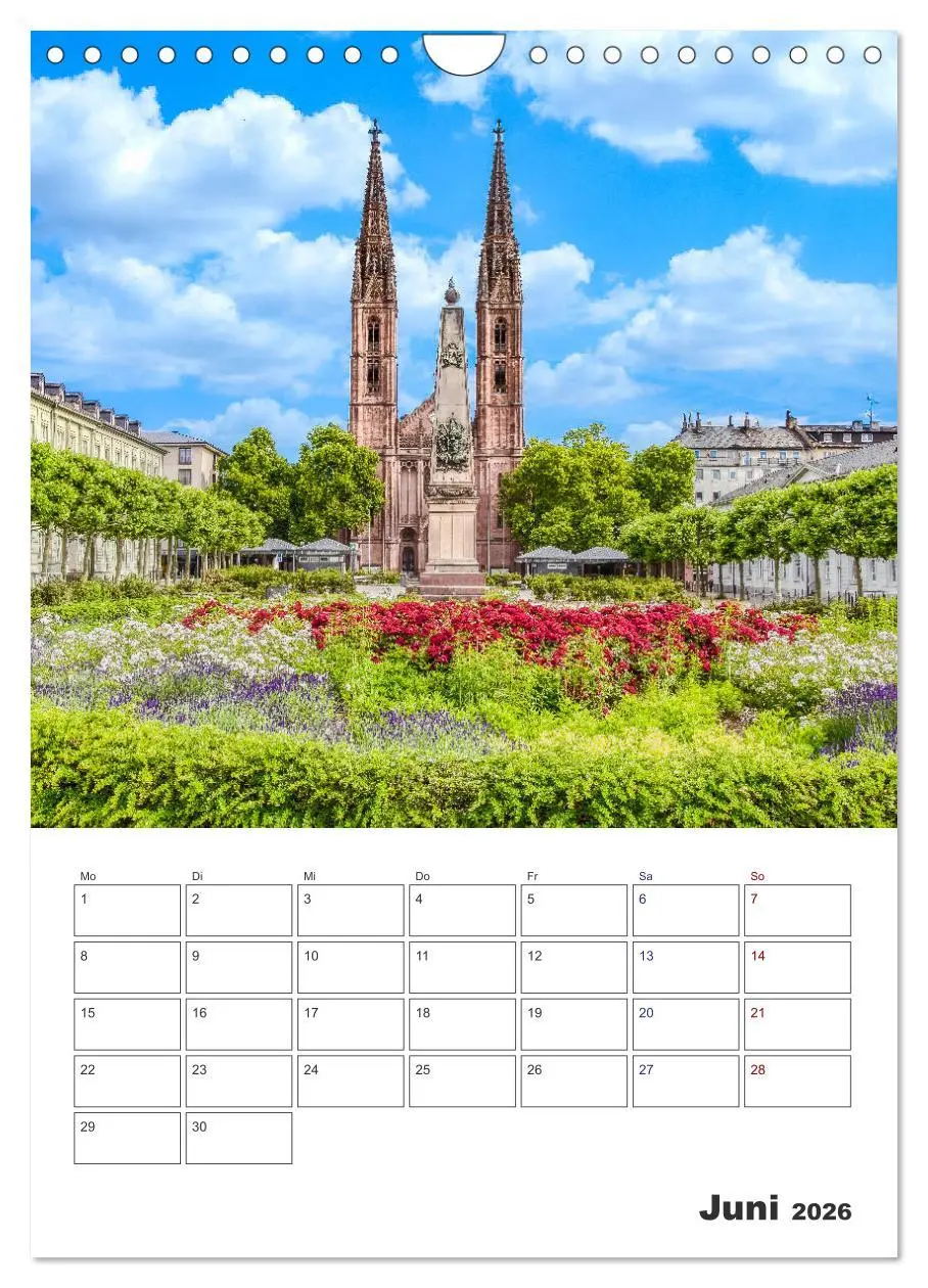 Bild: 9783516415322 | Wiesbaden Terminplaner (Wandkalender 2026 DIN A4 hoch), CALVENDO...