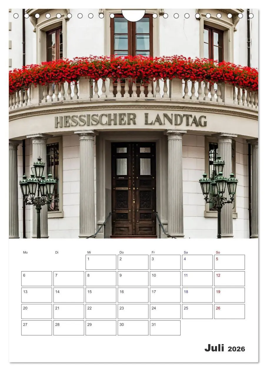 Bild: 9783516415322 | Wiesbaden Terminplaner (Wandkalender 2026 DIN A4 hoch), CALVENDO...