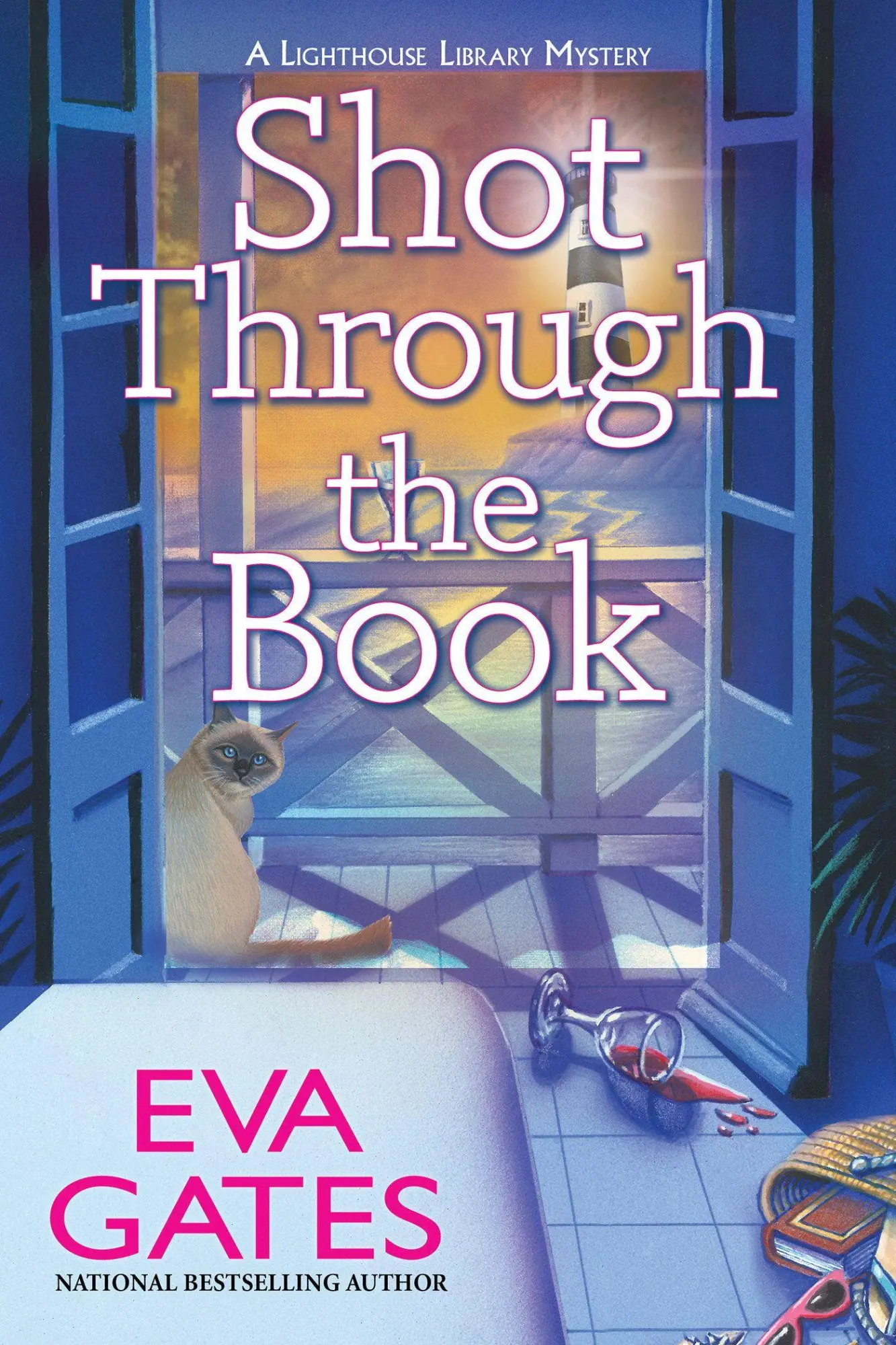 Cover: 9798892425322 | Shot Through the Book | A Lighthouse Library Mystery | Eva Gates