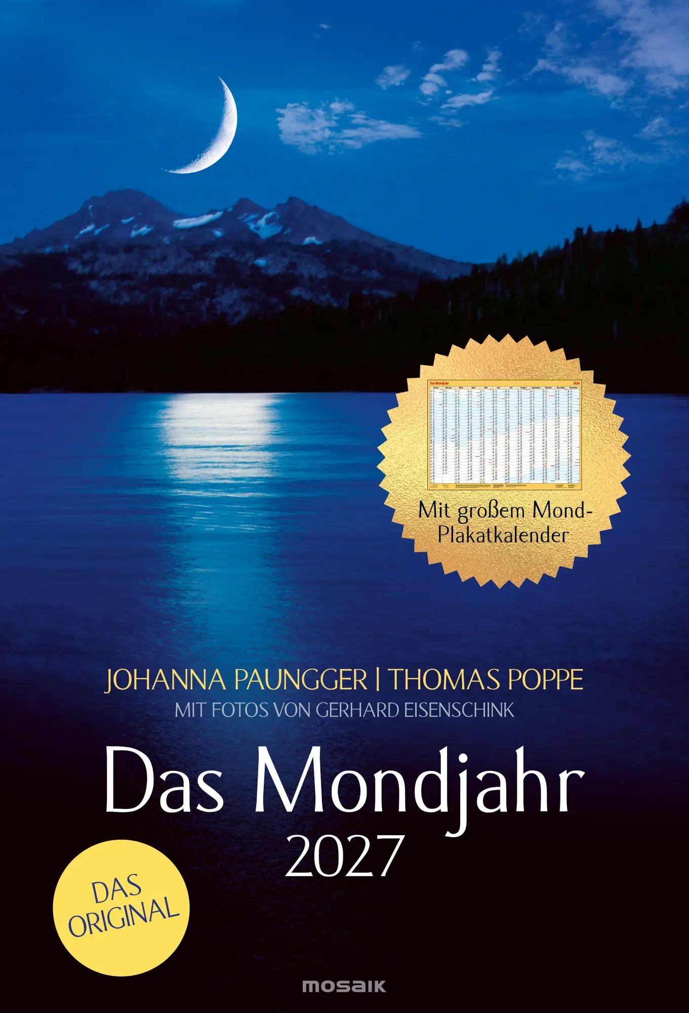Cover: 9783442395422 | Das Mondjahr 2027 - Wand-Spiralkalender | Johanna Paungger (u. a.)