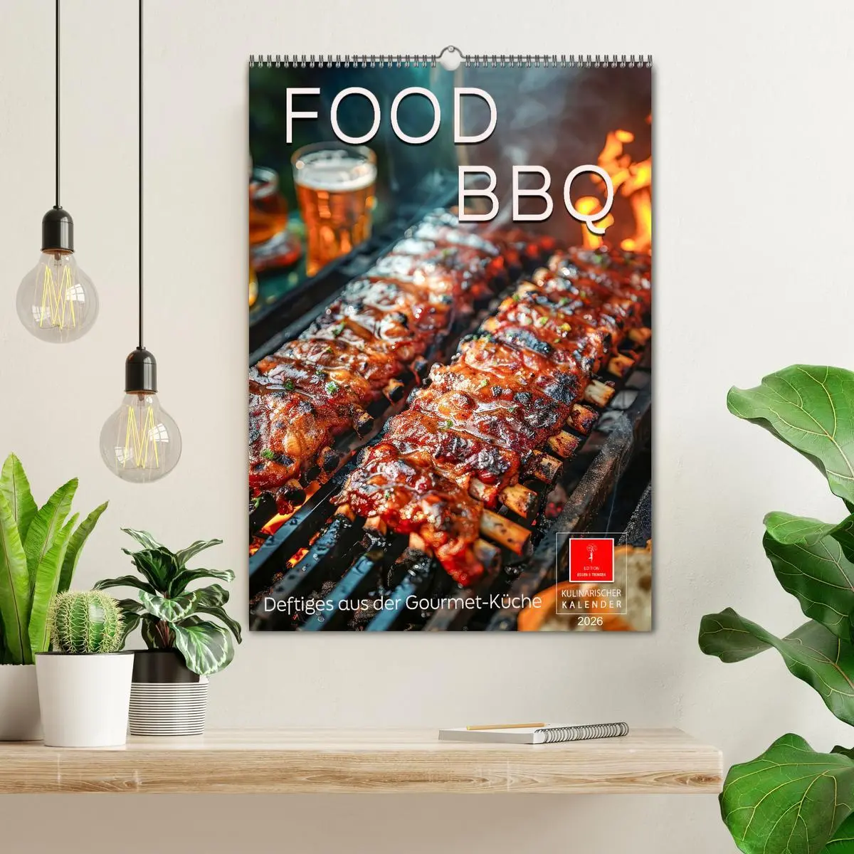 Bild: 9783516265422 | Food BBQ - Deftiges aus der Gourmet-Küche (Wandkalender 2026 DIN A2...