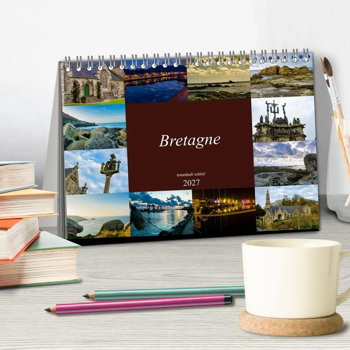 Bild: 9783569805422 | Bretagne - traumhaft schön! (Tischkalender 2027 DIN A5 quer),...