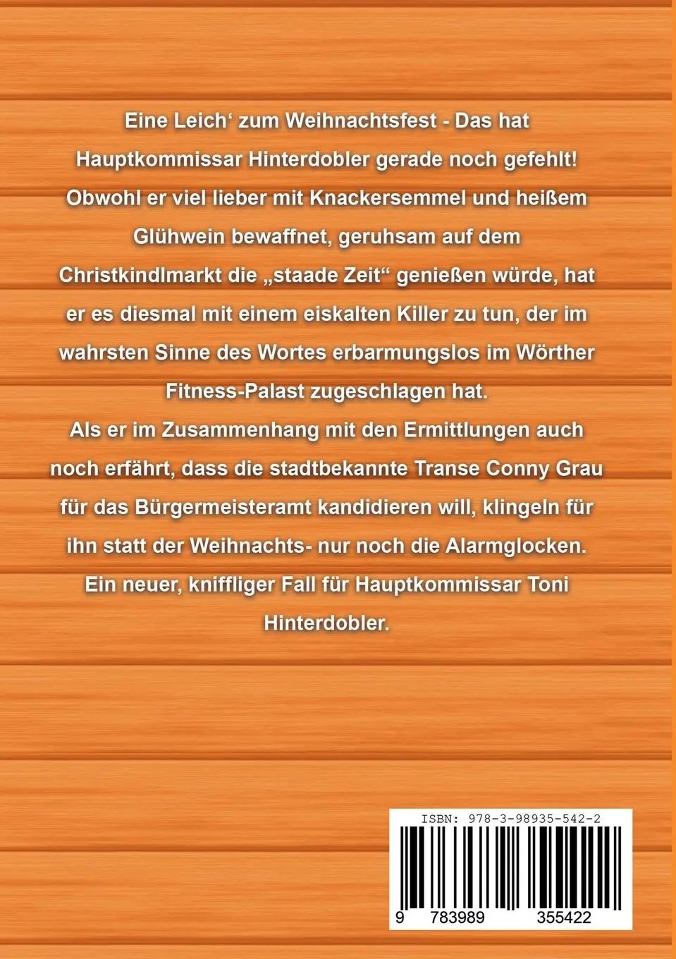 Rückseite: 9783989355422 | Hanteltod | Mord in der Muckibude | Martina Schmid | Taschenbuch