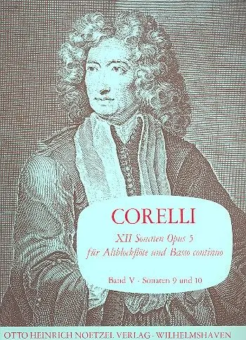 Cover: 9790204535422 | 12 Sonaten Op.5 Heft 5 | Sonaten 9 und 10 | C. Corelli | Buch