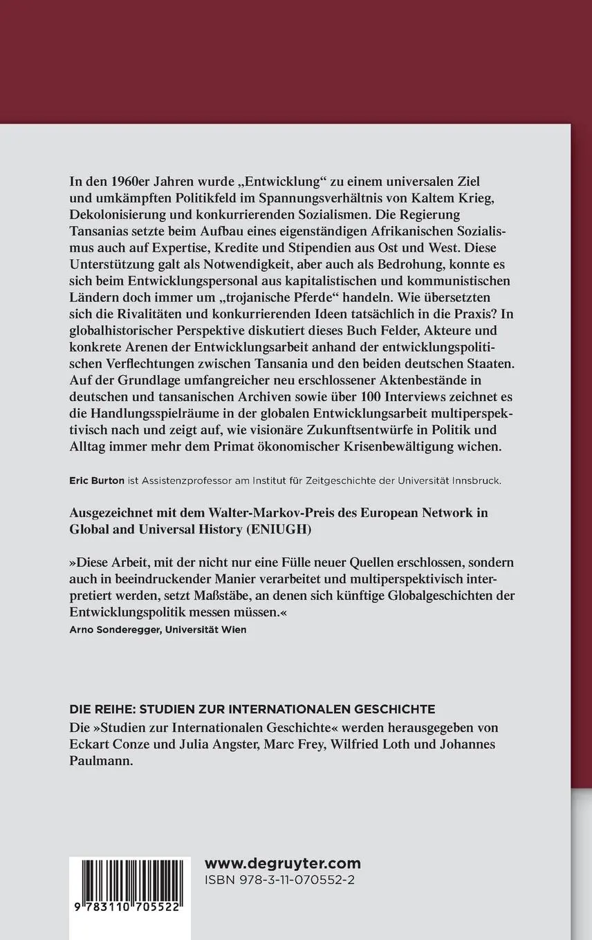 Rückseite: 9783110705522 | In Diensten des Afrikanischen Sozialismus | Eric Burton | Buch | XIV