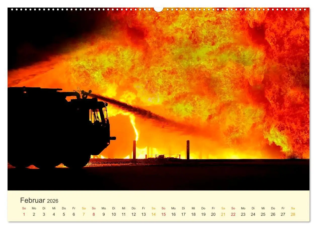 Bild: 9783457545522 | Feuerwehr - mein Kalender (Wandkalender 2026 DIN A2 quer), CALVENDO...