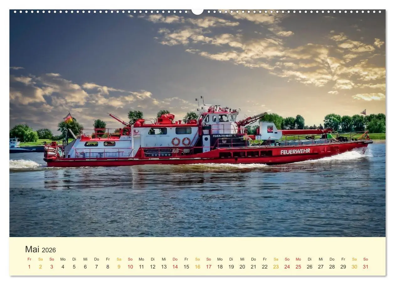 Bild: 9783457545522 | Feuerwehr - mein Kalender (Wandkalender 2026 DIN A2 quer), CALVENDO...