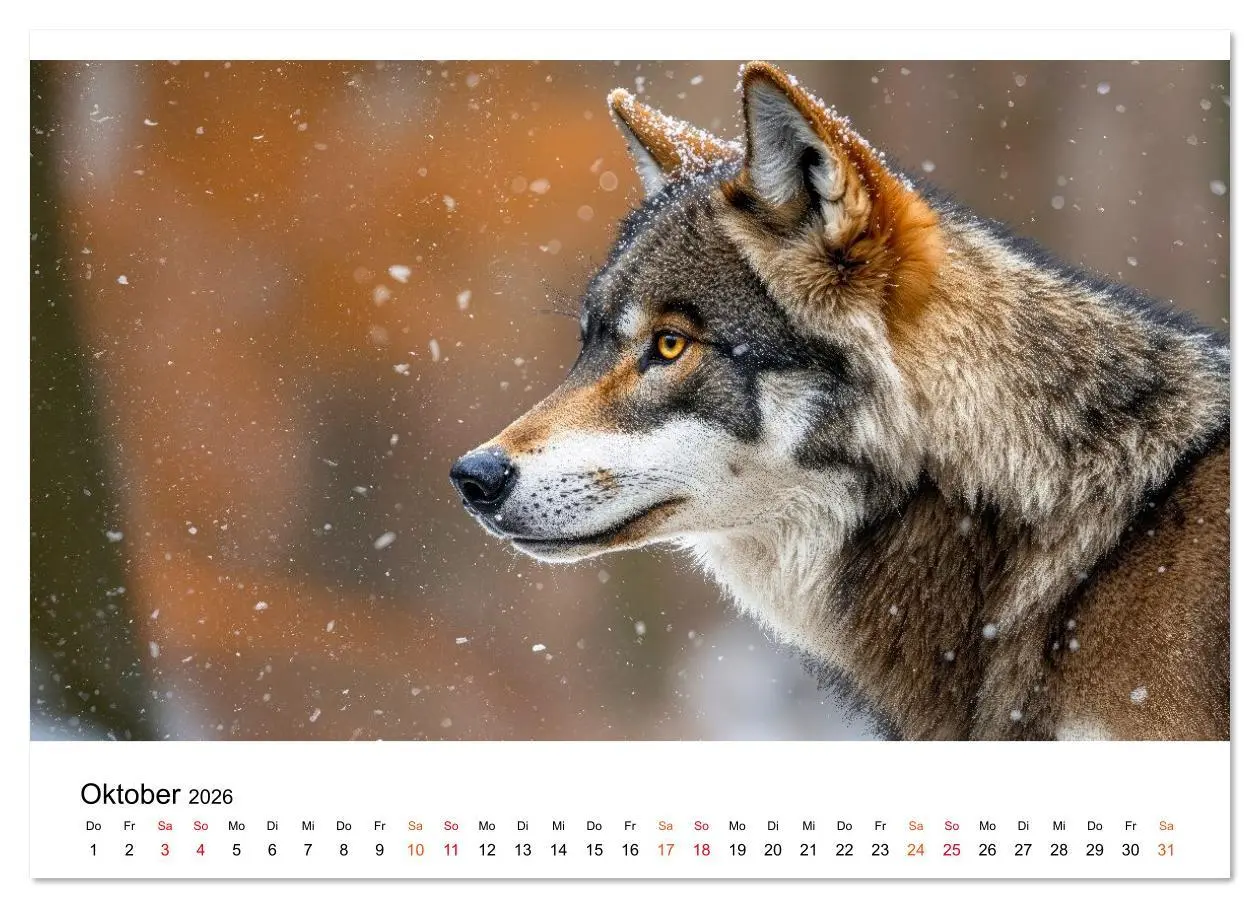 Bild: 9783516635522 | Im Reich der Wölfe (hochwertiger Premium Wandkalender 2026 DIN A2...