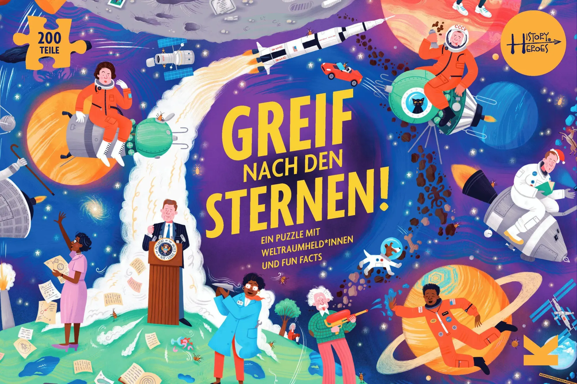 Cover: 9783962445522 | Greif nach den Sternen! | History Heroes | Spiel | Deutsch | 2026