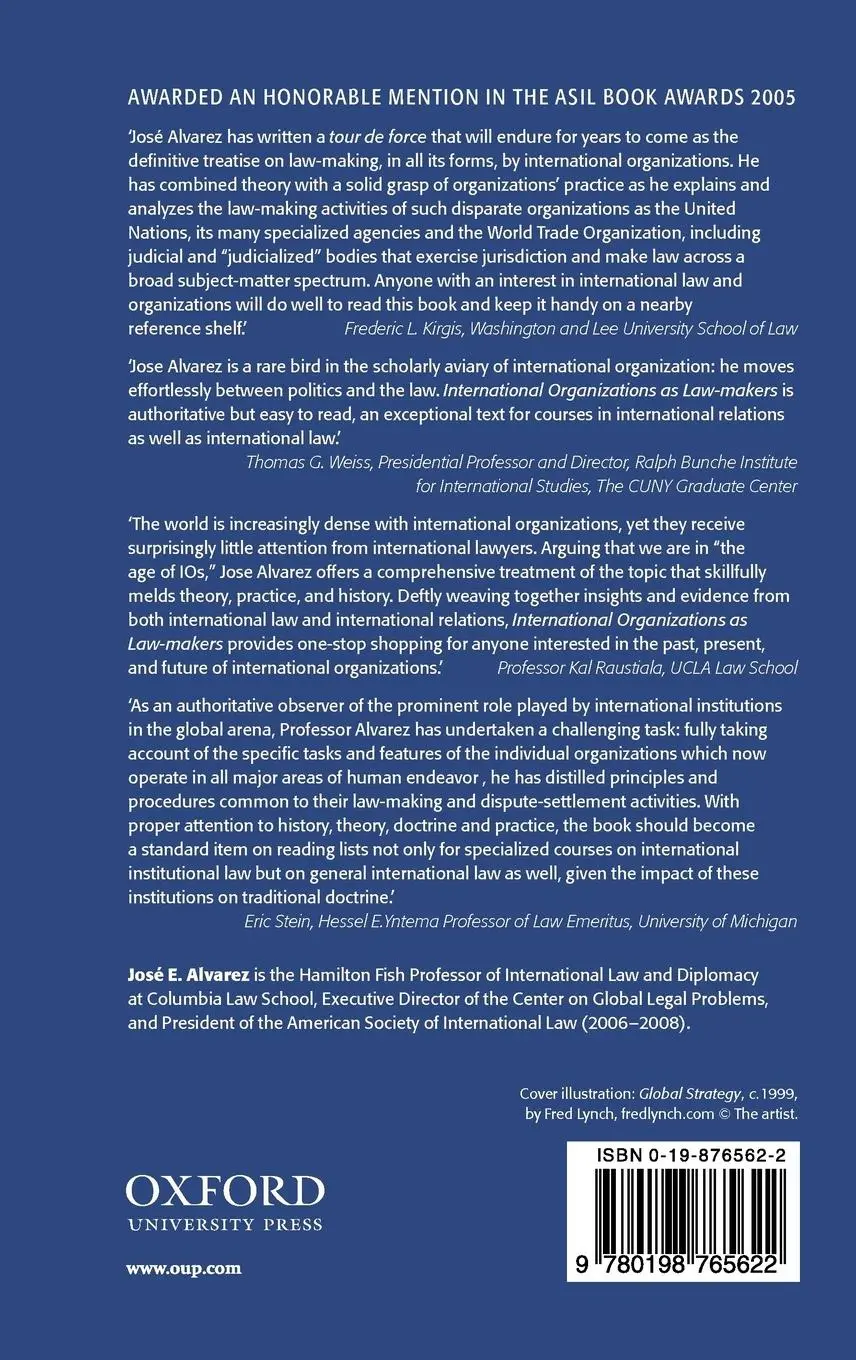 Rückseite: 9780198765622 | International Organizations as Law-Makers | Jose E Alvarez (u. a.)