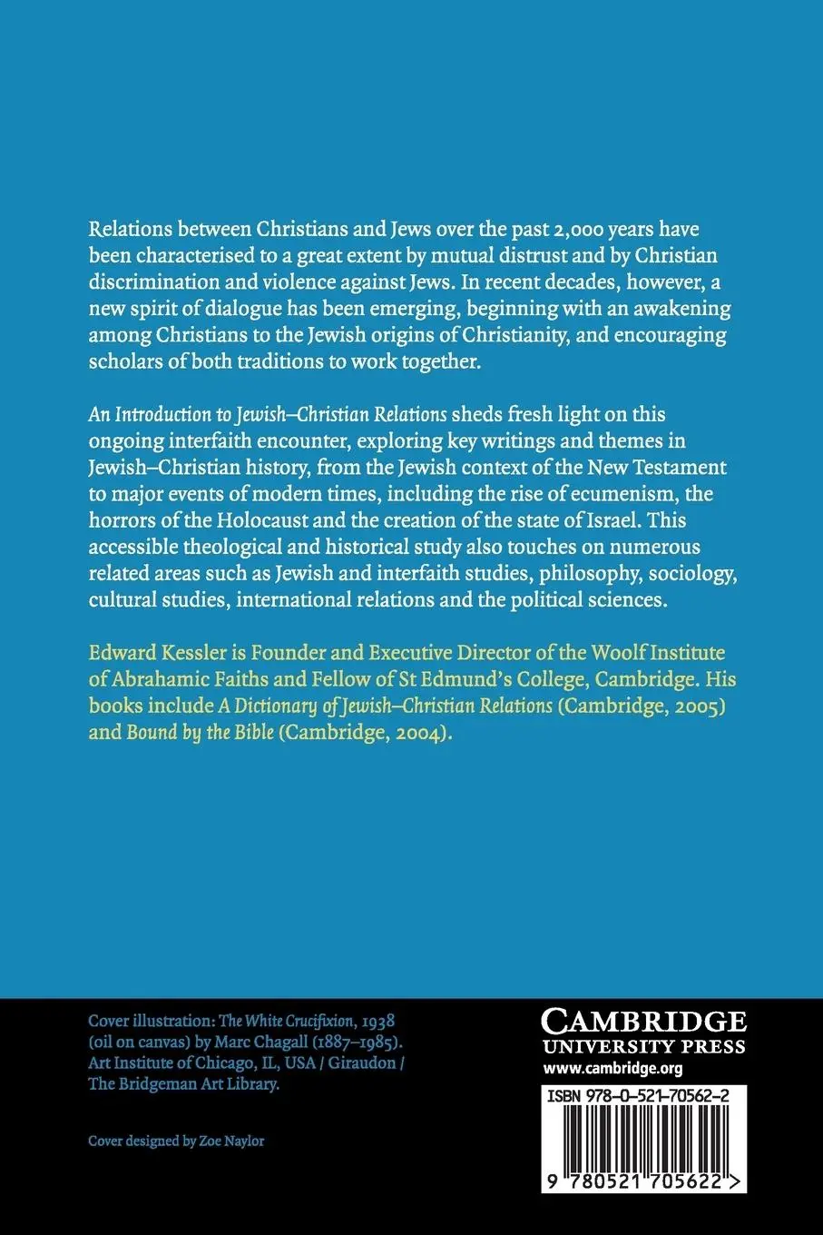 Rückseite: 9780521705622 | An Introduction to Jewish-Christian Relations | Edward Kessler | Buch