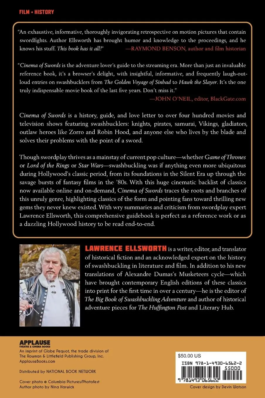 Rückseite: 9781493065622 | Cinema of Swords | Lawrence Ellsworth | Buch | Englisch | 2023