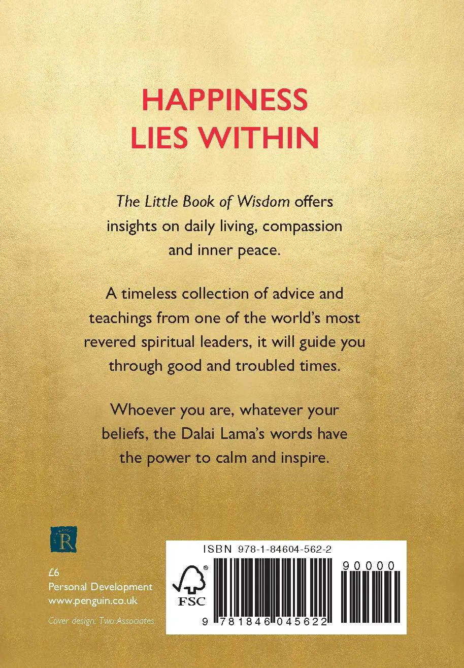 Rückseite: 9781846045622 | The Little Book of Wisdom | Change Your Outlook One Day at a Time