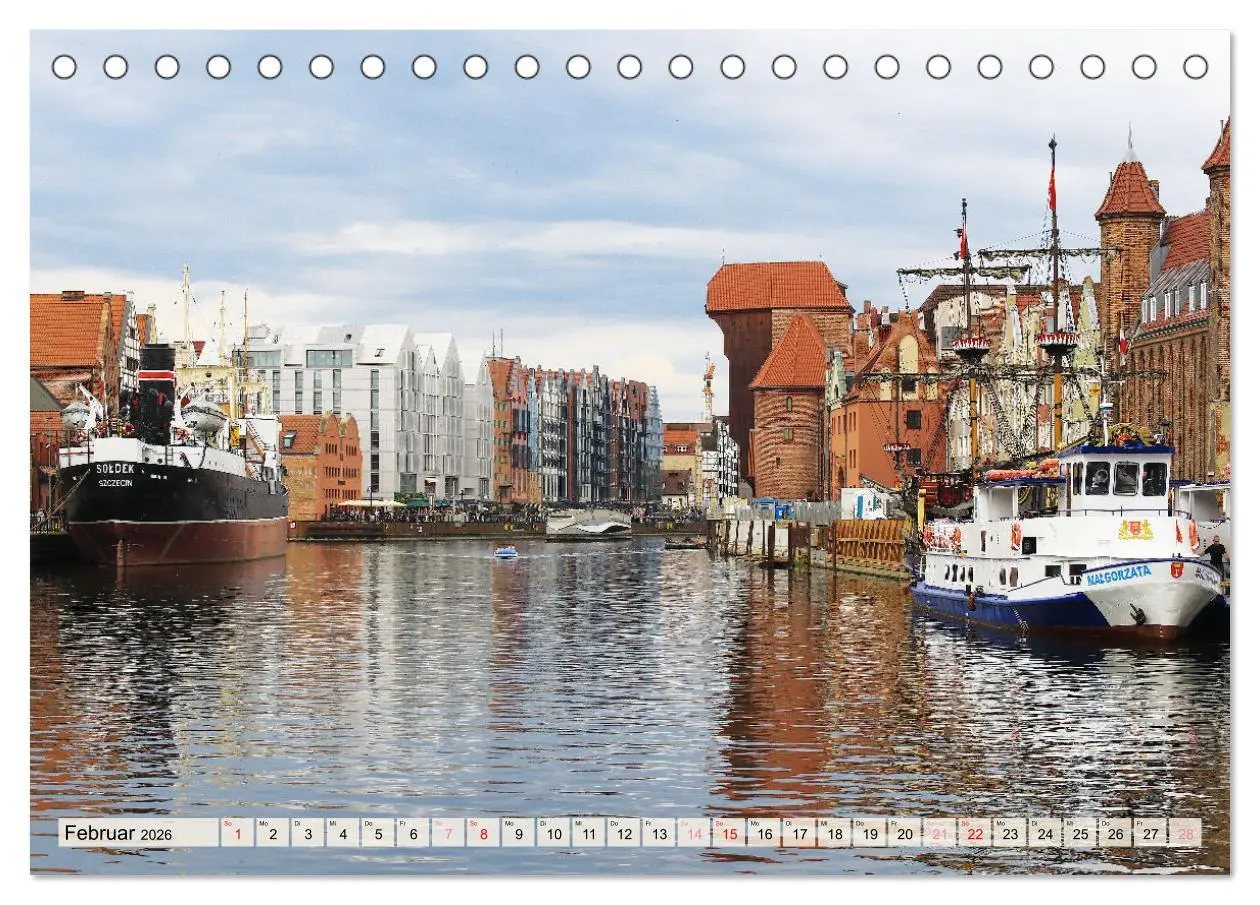 Bild: 9783457395622 | Danzig - Eine Perle Polens (Tischkalender 2026 DIN A5 quer),...