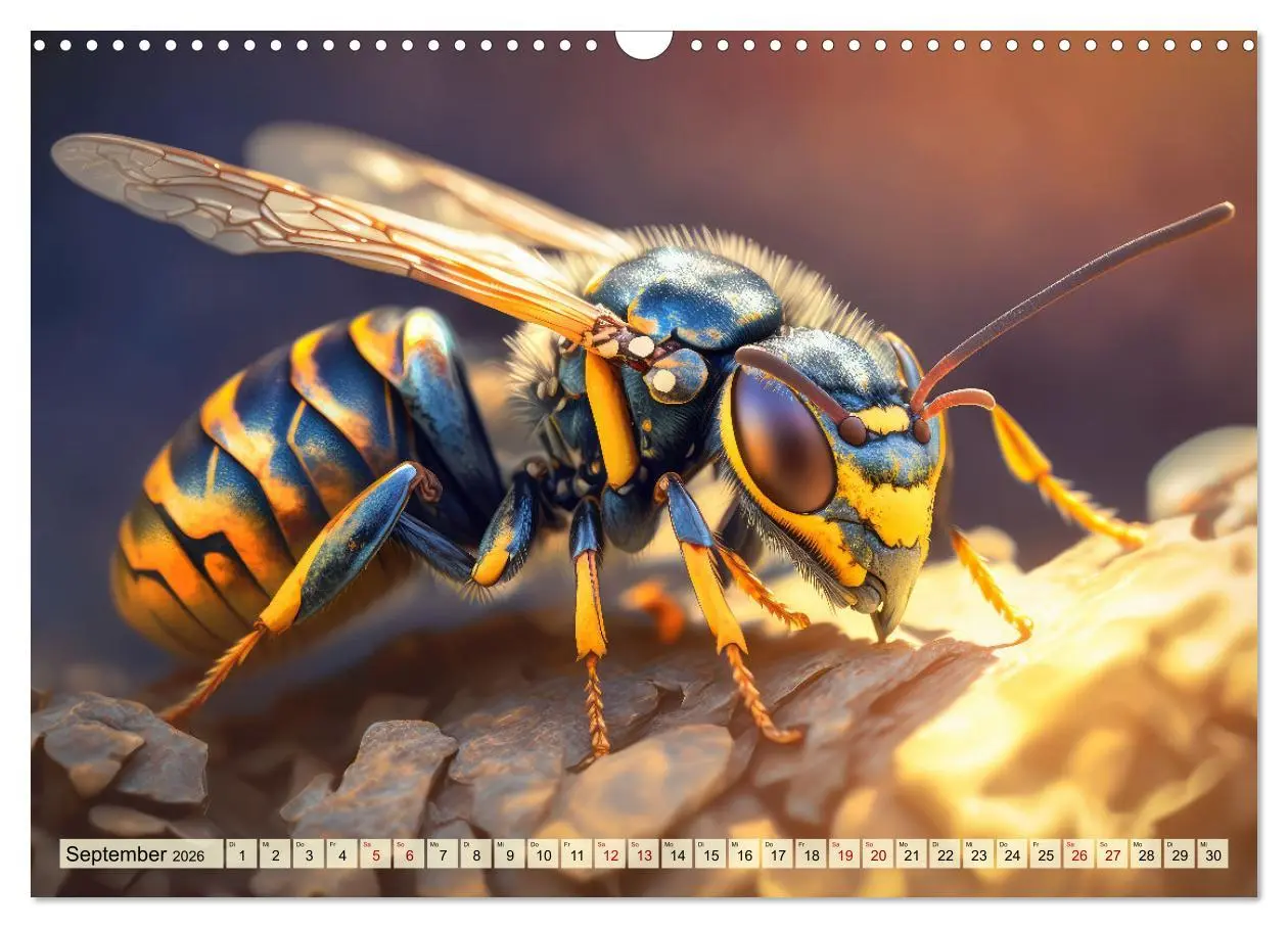 Bild: 9783457535622 | Insekten ganz gross (Wandkalender 2026 DIN A3 quer), CALVENDO...
