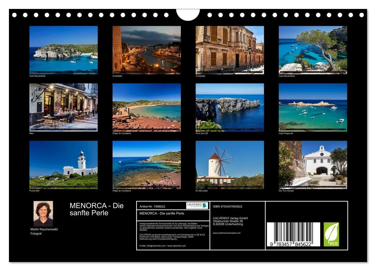 Bild: 9783457845622 | MENORCA - Die sanfte Perle (Wandkalender 2026 DIN A4 quer),...