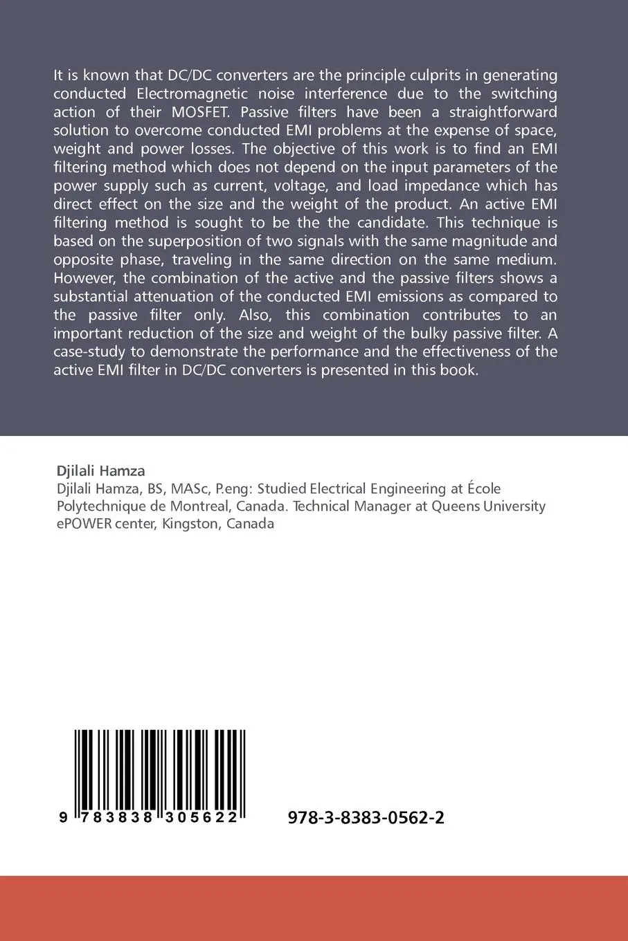 Rückseite: 9783838305622 | Introduction of Active Filters for EMI Mitigation in DC/DC Converters