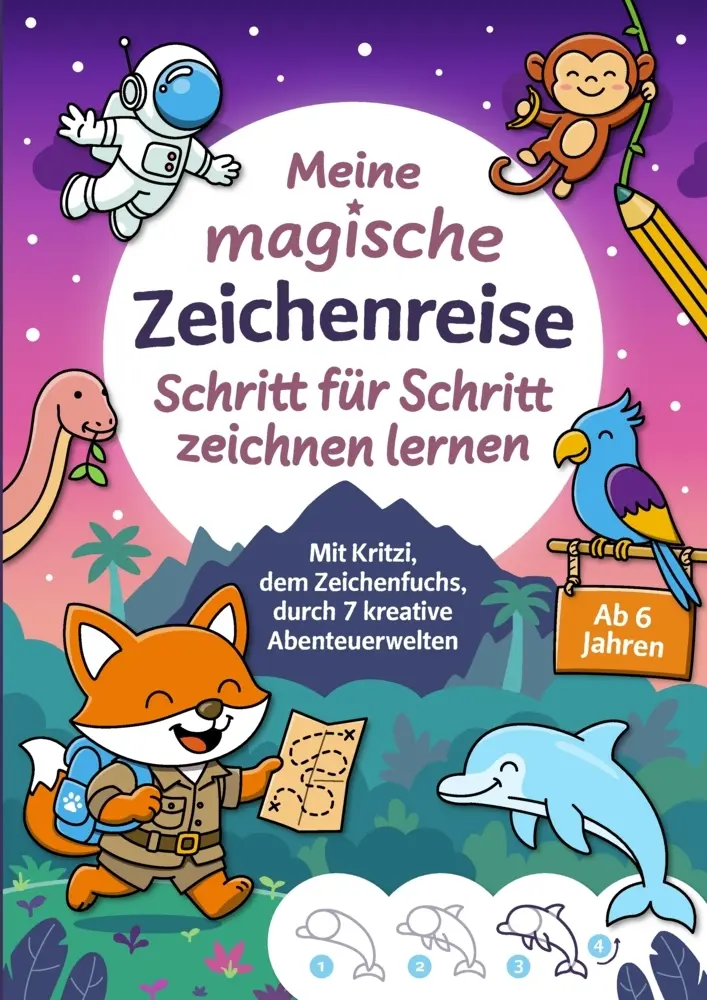 Cover: 9789925825622 | Meine magische Zeichenreise: Schritt für Schritt zeichnen lernen...