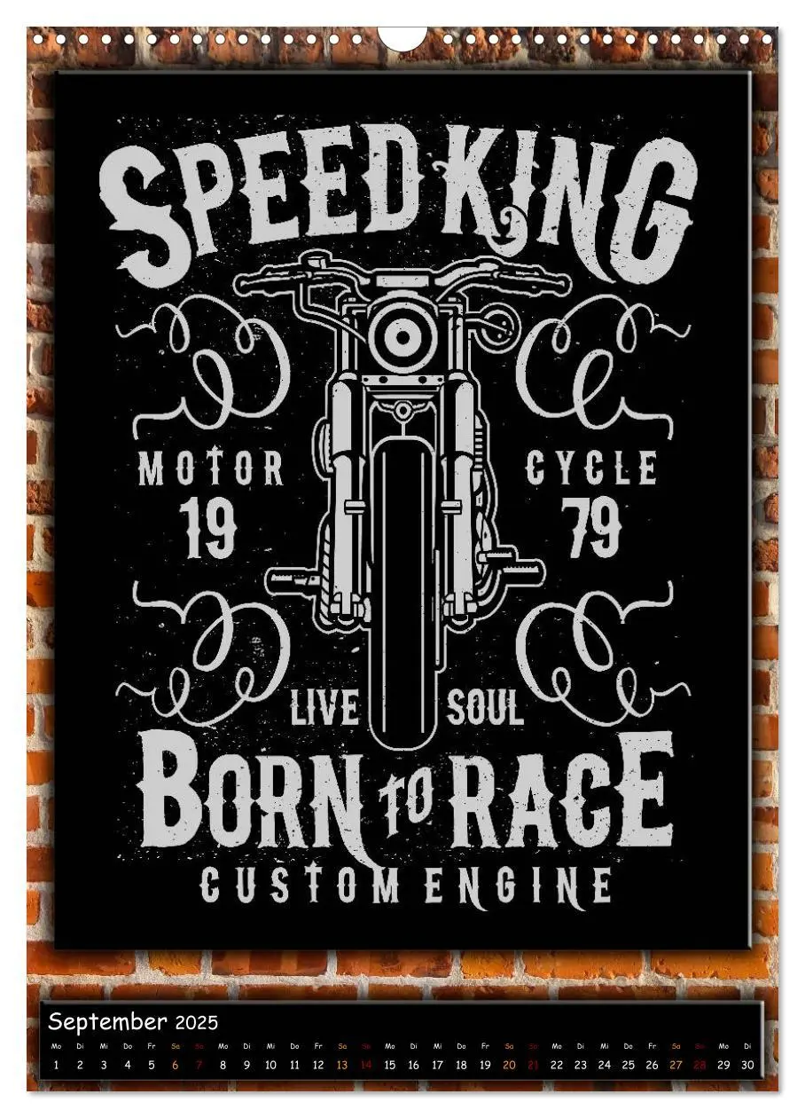 Bild: 9783435985722 | Motorrad - nostalgische Momente (Wandkalender 2025 DIN A3 hoch),...