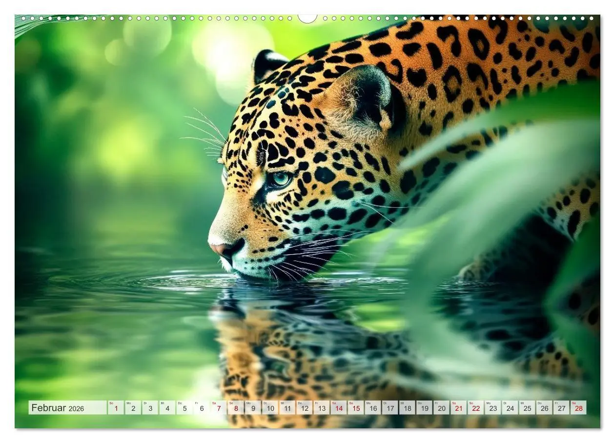Bild: 9783516235722 | Wildes Leben im Regenwald (hochwertiger Premium Wandkalender 2026...