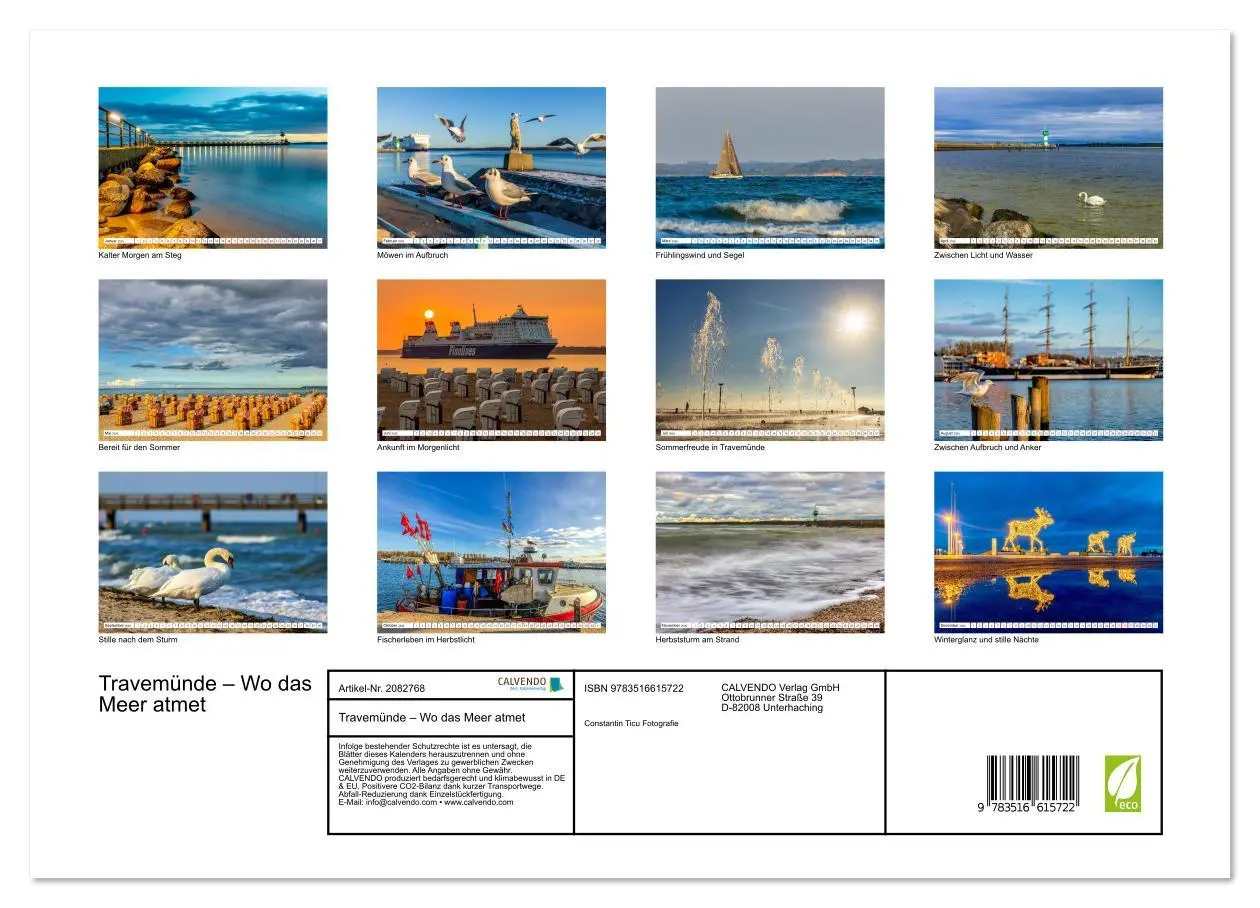 Bild: 9783516615722 | Travemünde - Wo das Meer atmet (hochwertiger Premium Wandkalender...