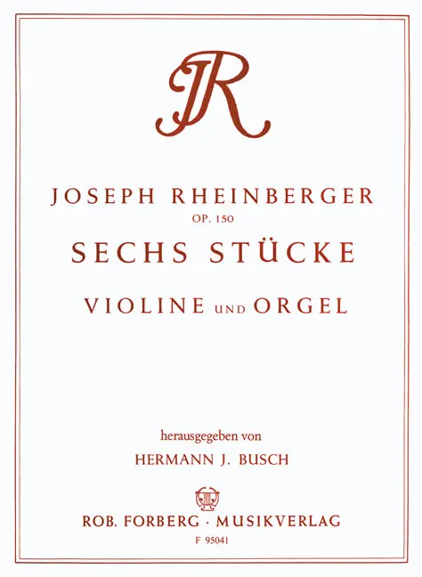 6 Stücke op.150 für Violine und Orgel